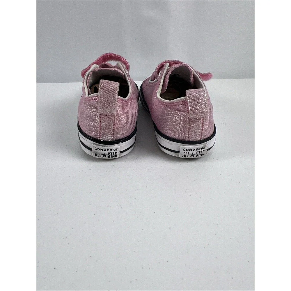 Converse Chuck Taylor All Star Easy-On Prism Glitter Toddler Size 9 Princess